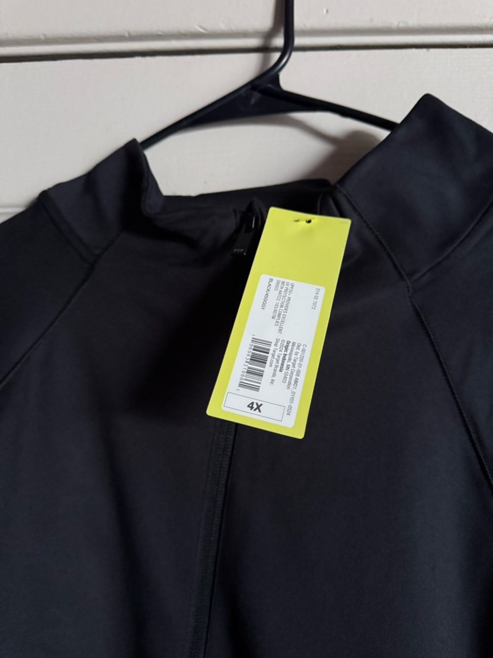All In Motion Womens Black Full-Zip Athletic Jacket